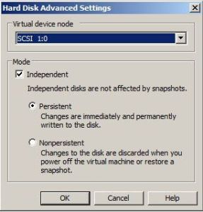 Hard Disk Advanced Settings